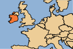 map: Europe - Ireland